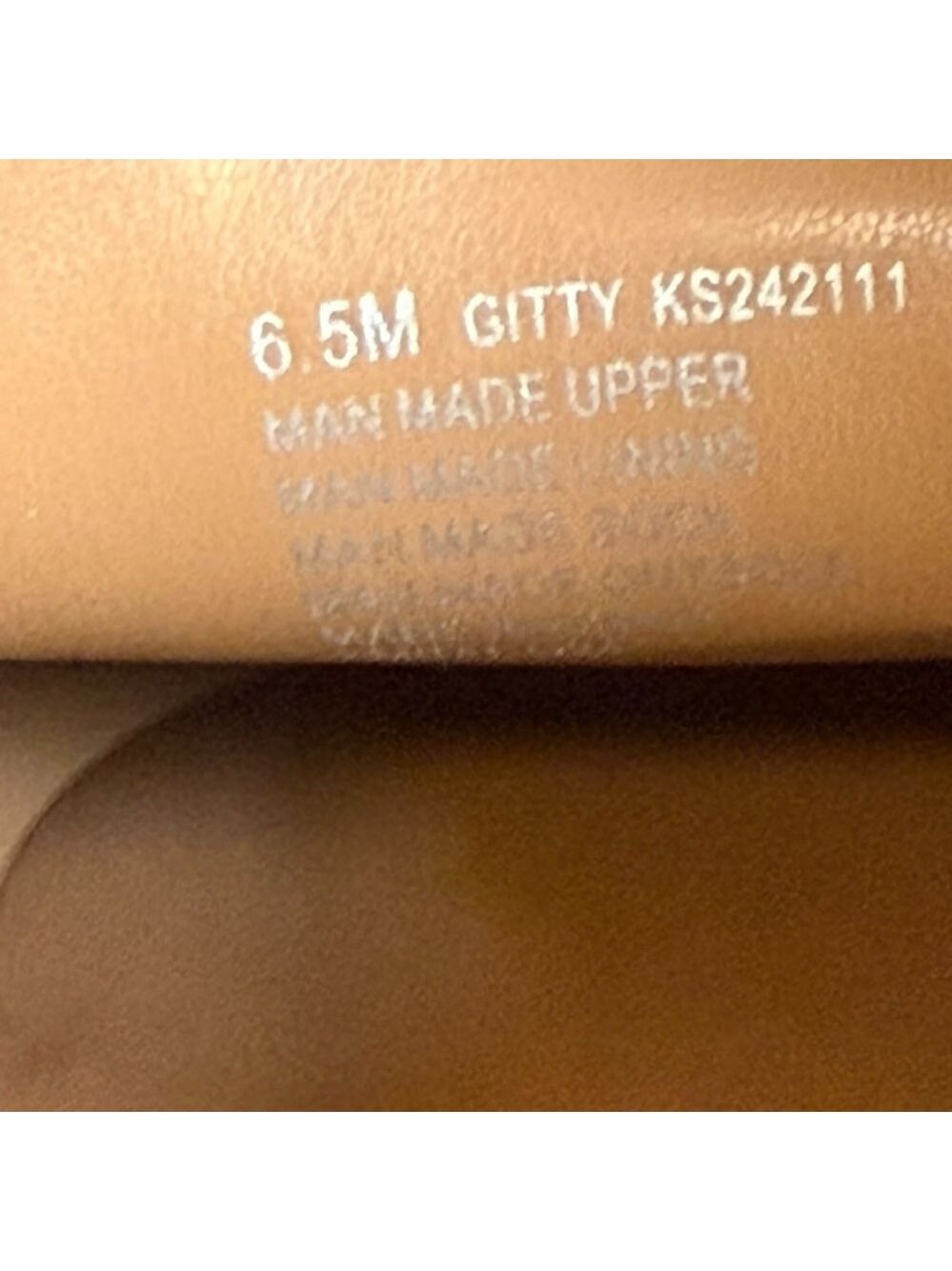 Kensie Gitty Penny Loafers Cognac Brown 6.5M - Picture 4 of 9